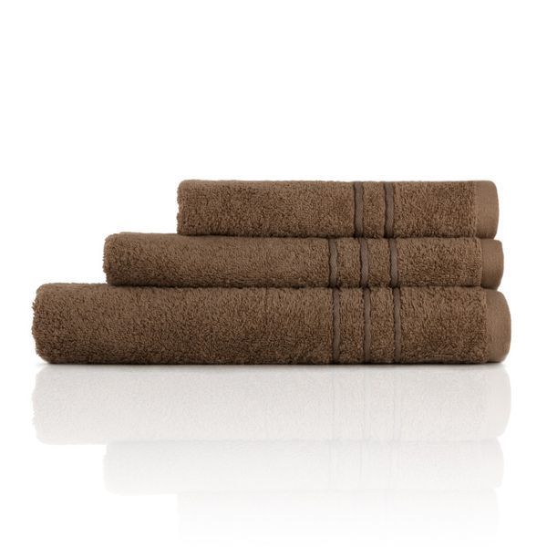 Полотенце махровое TWISTED Коричневое 50Х90СМ 500Г/М2 100502 фото