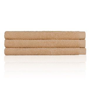Салфетка махровая без бордюра бежевая 30х50см 400г/м2 100526 фото